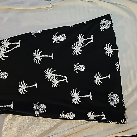 CoConut Bay Women's Resort Dress Cover-up Palm Trees Pineapple One Size Vintage - Picture 5 of 8